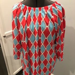 Classy Summer Blouse with great pattern.